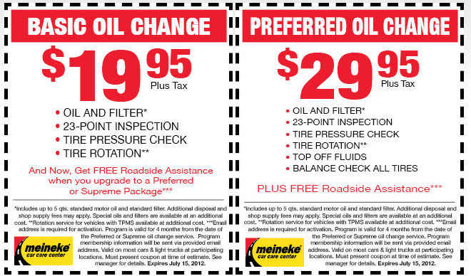 → Looking for Meineke Oil Change Coupon?